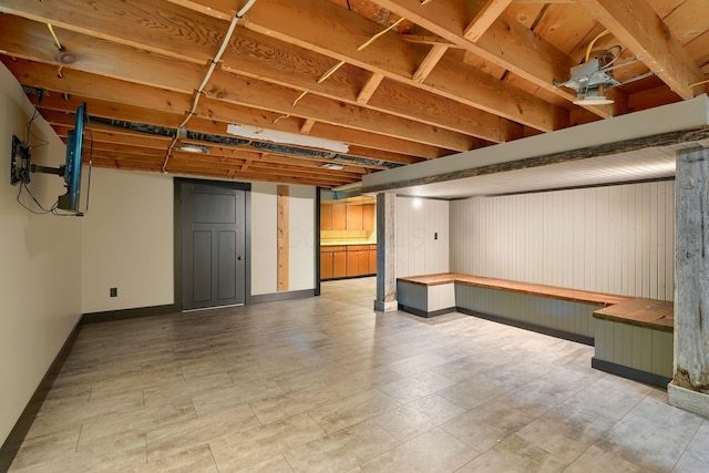1300 Dannie Dr, Logan, OH 43138 - finished basement featuring baseboards