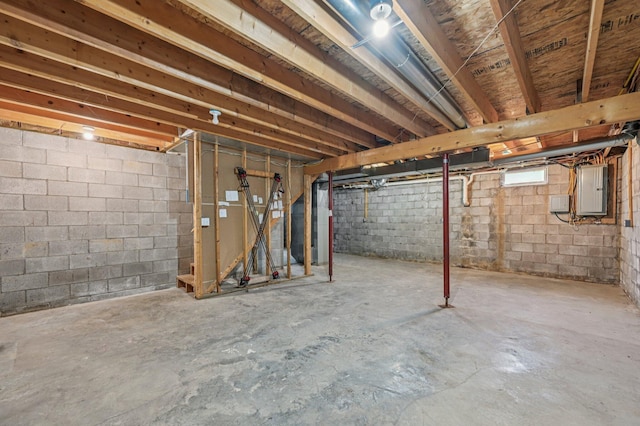 330 Tralee Trl, Cardington, OH 43315 - unfinished basement with electric panel
