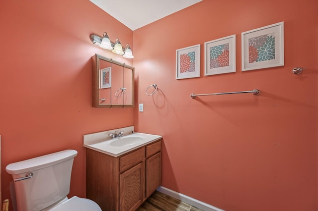 330 Tralee Trl, Cardington, OH 43315 - half bath with vanity and wood finished floors