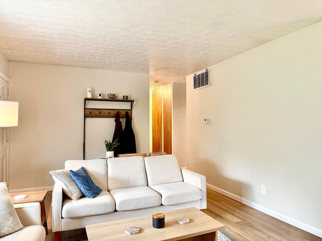 3811 Bradford Dr, Hilliard, OH 43026 - living room featuring light wood-style floors and a textured ceiling