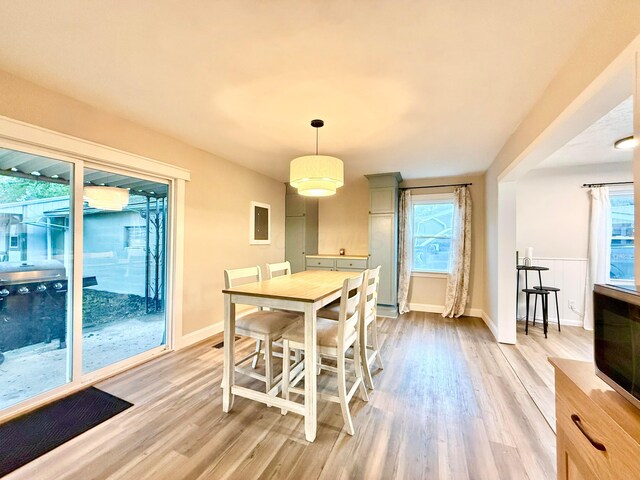 3811 Bradford Dr, Hilliard, OH 43026 - dining space featuring light wood-style floors and plenty of natural light