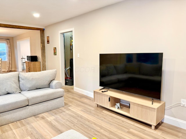 3811 Bradford Dr, Hilliard, OH 43026 - living room with light wood finished floors and recessed lighting