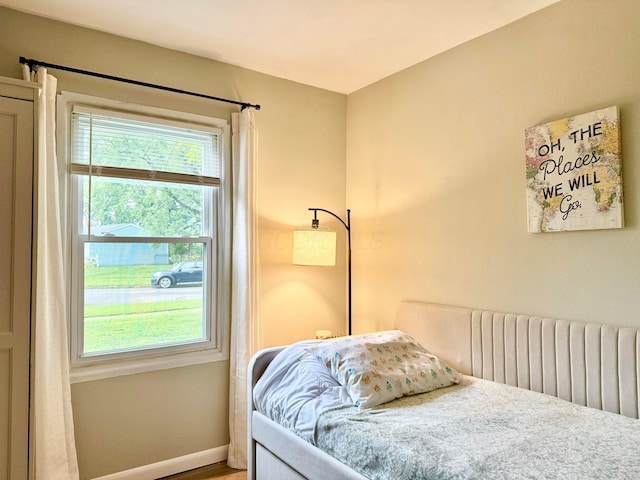 3811 Bradford Dr, Hilliard, OH 43026 - bedroom with multiple windows and wood finished floors
