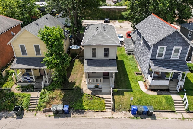 251 Detroit Ave, Columbus, OH 43201 - aerial view of property and surrounding area