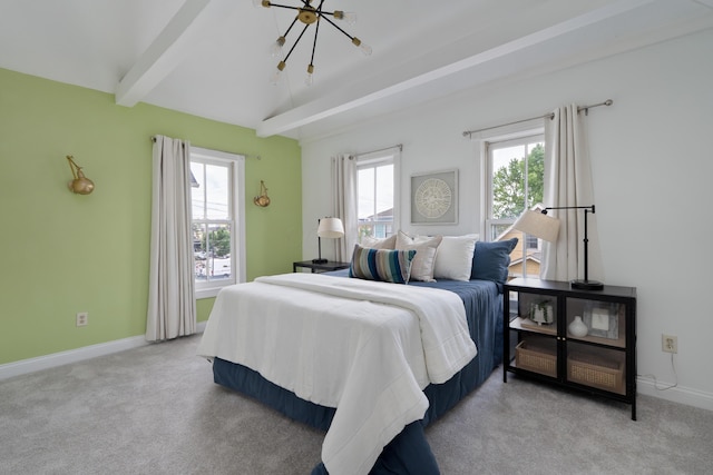 251 Detroit Ave, Columbus, OH 43201 - bedroom featuring a chandelier and carpet floors
