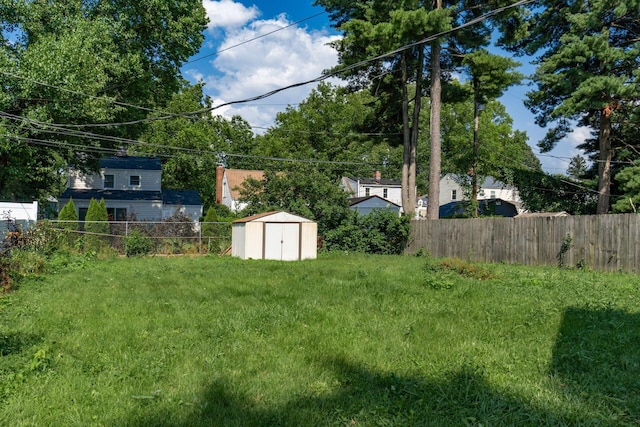 1872 Greenway Ave S, Columbus, OH 43219 - fenced backyard with a storage unit