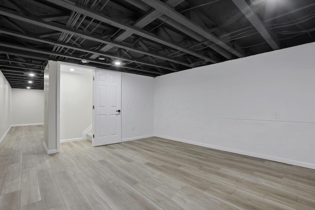 1021 Lavender Ln, Columbus, OH 43207 - finished below grade area with wood finished floors
