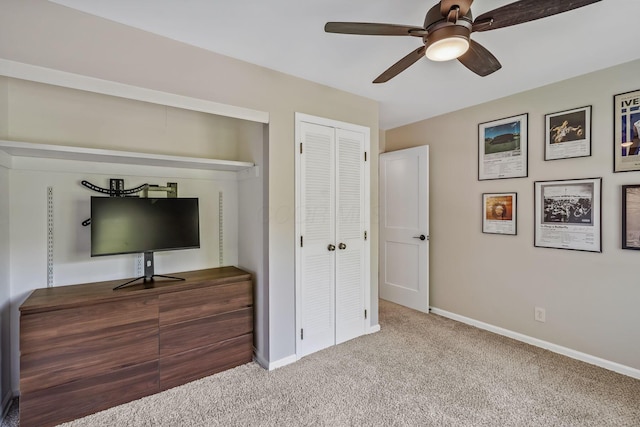 1318 Hickory Ridge Ln, Columbus, OH 43235 - bedroom with carpet floors and a ceiling fan