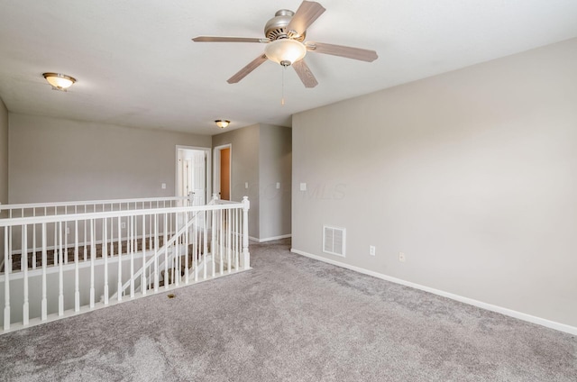 1171 Park Dr, Gahanna, OH 43230 - empty room featuring carpet and a ceiling fan
