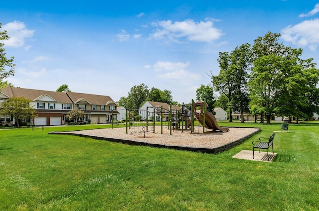 1171 Park Dr, Gahanna, OH 43230 - communal playground featuring a lawn