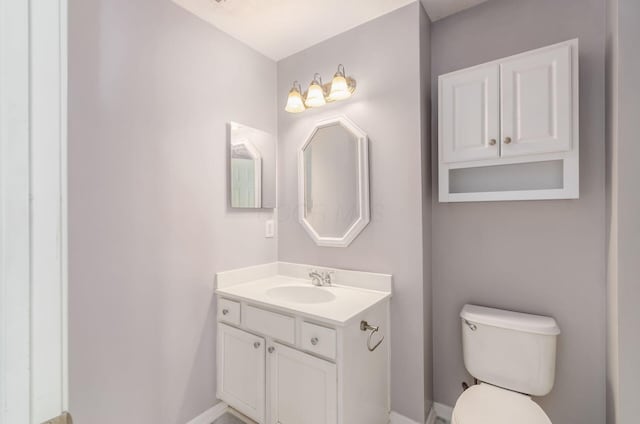 1171 Park Dr, Gahanna, OH 43230 - half bathroom featuring vanity and toilet