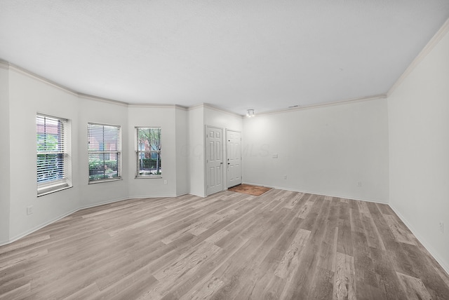 25 Victorian Gate Way, Columbus, OH 43215 - spare room with crown molding and light wood-style floors