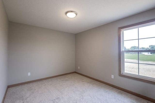 551 Cannondale Ave, Johnstown, OH 43031 - spare room featuring light colored carpet and a textured ceiling