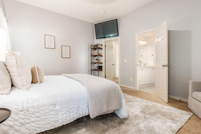 4694 Tayport Ave, Grove City, OH 43123 - bedroom featuring ensuite bathroom and light colored carpet