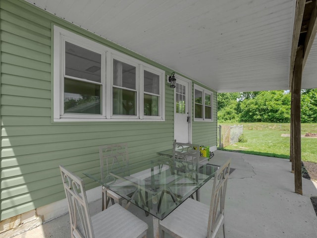 1018 Harrison Ave, Lancaster, OH 43130 - view of patio featuring outdoor dining area