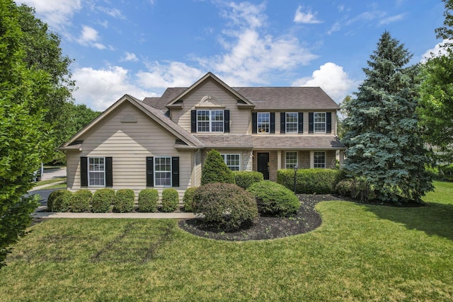 7511 Windsor Dr, Dublin, OH 43016 - view of front of home featuring a front yard