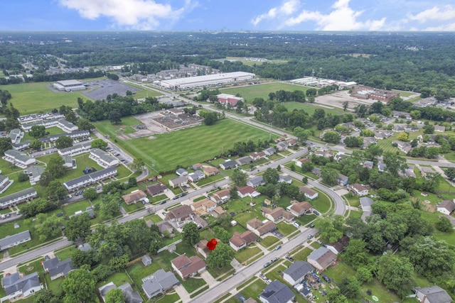 3171 Haskell Dr, Columbus, OH 43219 - aerial overview of property's location featuring a forest