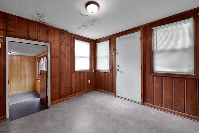 3166 Howey Rd, Columbus, OH 43224 - entryway with wood walls and baseboards