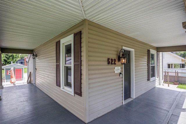 522 S Main St, New Lexington, OH 43764 - view of covered porch