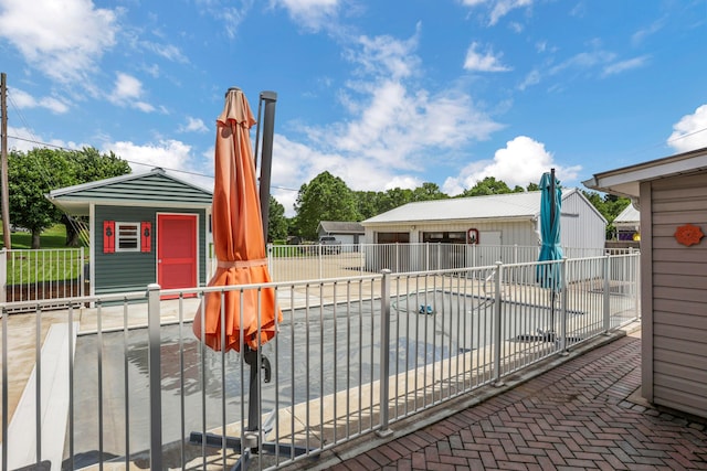 522 S Main St, New Lexington, OH 43764 - view of pool with an outbuilding