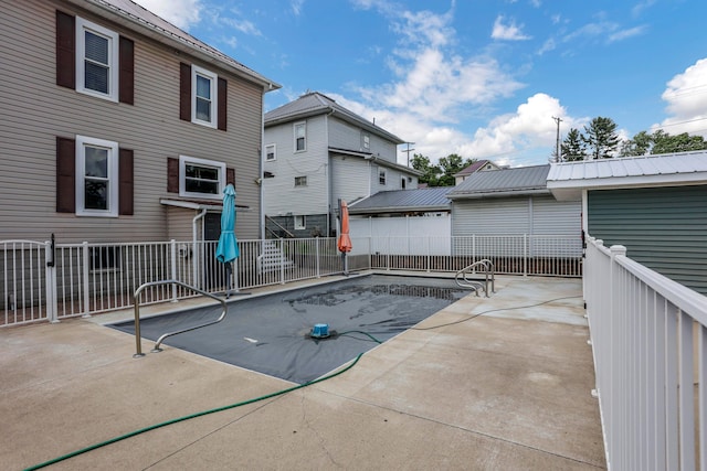 522 S Main St, New Lexington, OH 43764 - view of pool featuring a fenced backyard and a patio