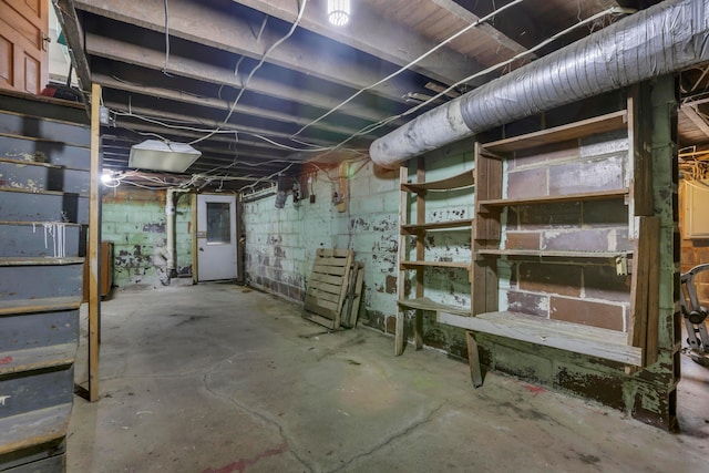 522 S Main St, New Lexington, OH 43764 - view of unfinished below grade area