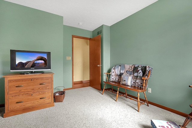 12961 Arabian Ct, Pickerington, OH 43147 - living area featuring carpet and baseboards