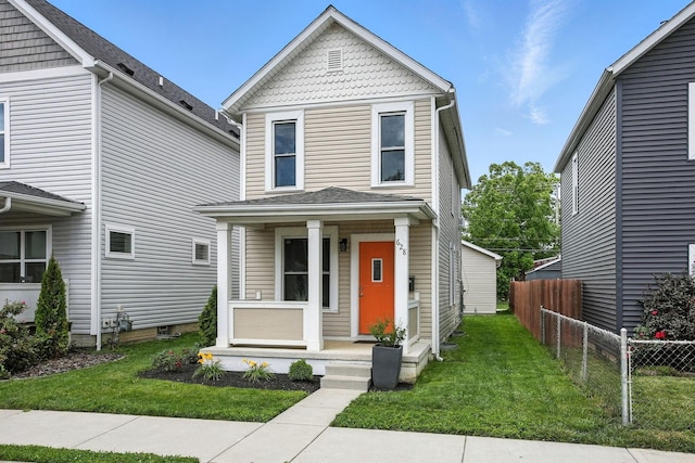 628 Reinhard Ave, Columbus, OH 43206 - view of front of house with covered porch