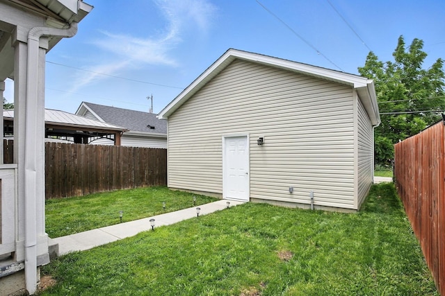 628 Reinhard Ave, Columbus, OH 43206 - view of outdoor structure featuring a gazebo