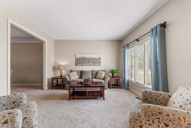 13191 Brandon Cir, Pickerington, OH 43147 - living room with carpet floors and baseboards