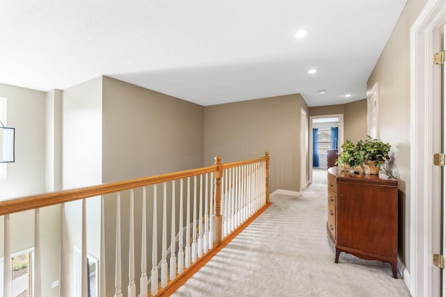 13191 Brandon Cir, Pickerington, OH 43147 - corridor featuring recessed lighting and light carpet