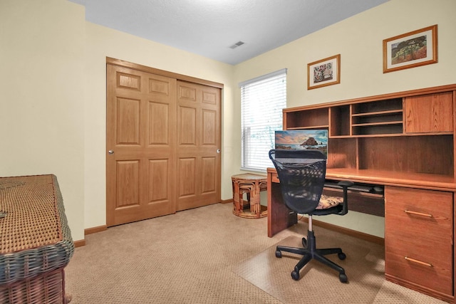 6817 Riding Trail Dr, Canal Winchester, OH 43110 - home office with light carpet and baseboards