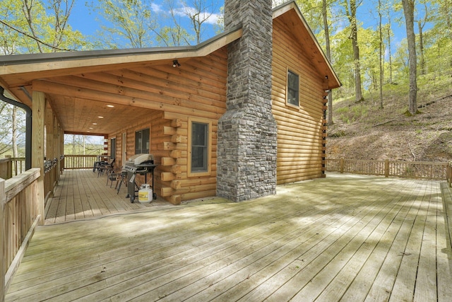 1607 Kato Ln, Sugar Grove, OH 43155 - wooden deck featuring area for grilling