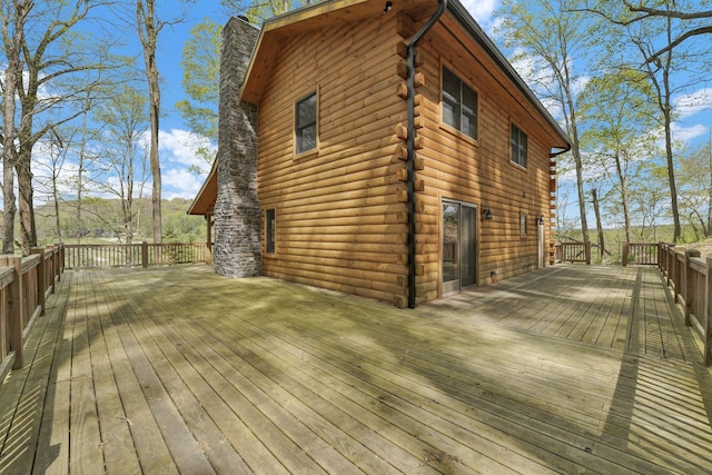 1607 Kato Ln, Sugar Grove, OH 43155 - view of wooden deck
