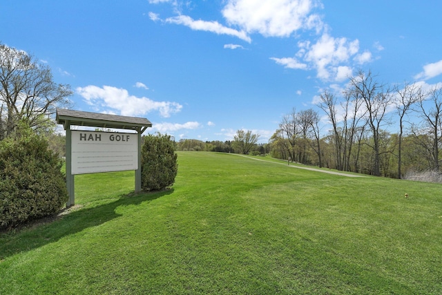 1607 Kato Ln, Sugar Grove, OH 43155 - view of green lawn with golf course view