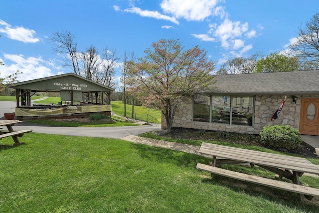 1607 Kato Ln, Sugar Grove, OH 43155 - surrounding community featuring a lawn