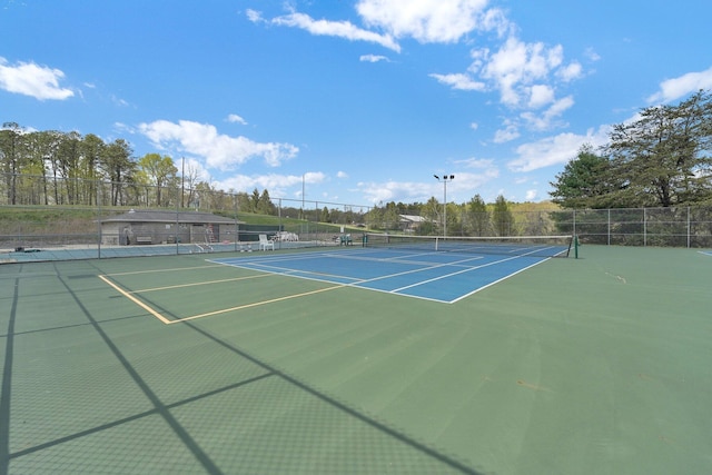 1607 Kato Ln, Sugar Grove, OH 43155 - view of tennis court with community basketball court
