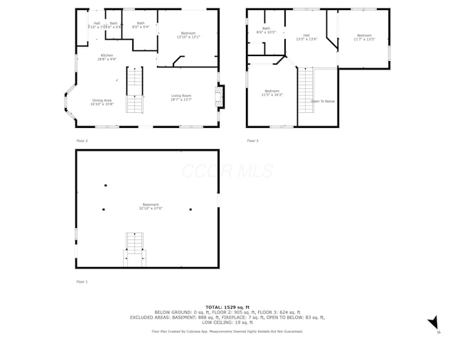 1607 Kato Ln, Sugar Grove, OH 43155 - view of property floor plan