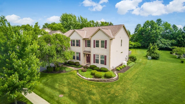 5630 Dorshire Dr, Galena, OH 43021 - view of front of home featuring a front yard and view of scattered trees