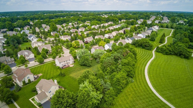 5630 Dorshire Dr, Galena, OH 43021 - aerial perspective of suburban area featuring a tree filled landscape