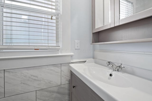 1382 S 5th St, Columbus, OH 43207 - bathroom featuring vanity and plenty of natural light