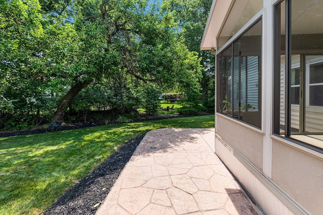 7672 Tullymore Dr, Dublin, OH 43016 - view of patio featuring view of scattered trees
