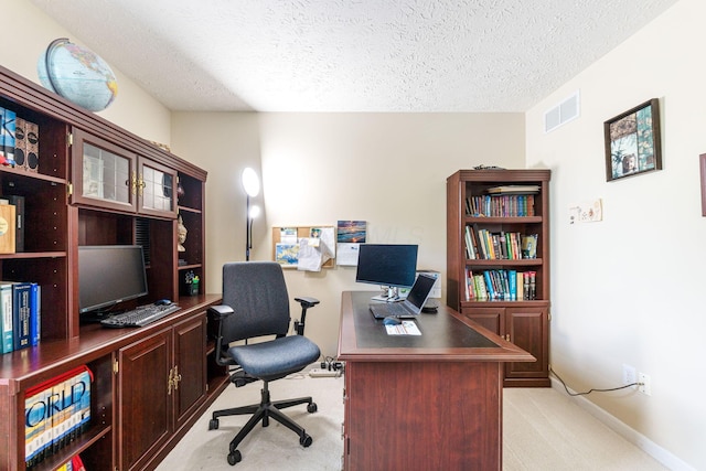 7672 Tullymore Dr, Dublin, OH 43016 - office space with light colored carpet and a textured ceiling
