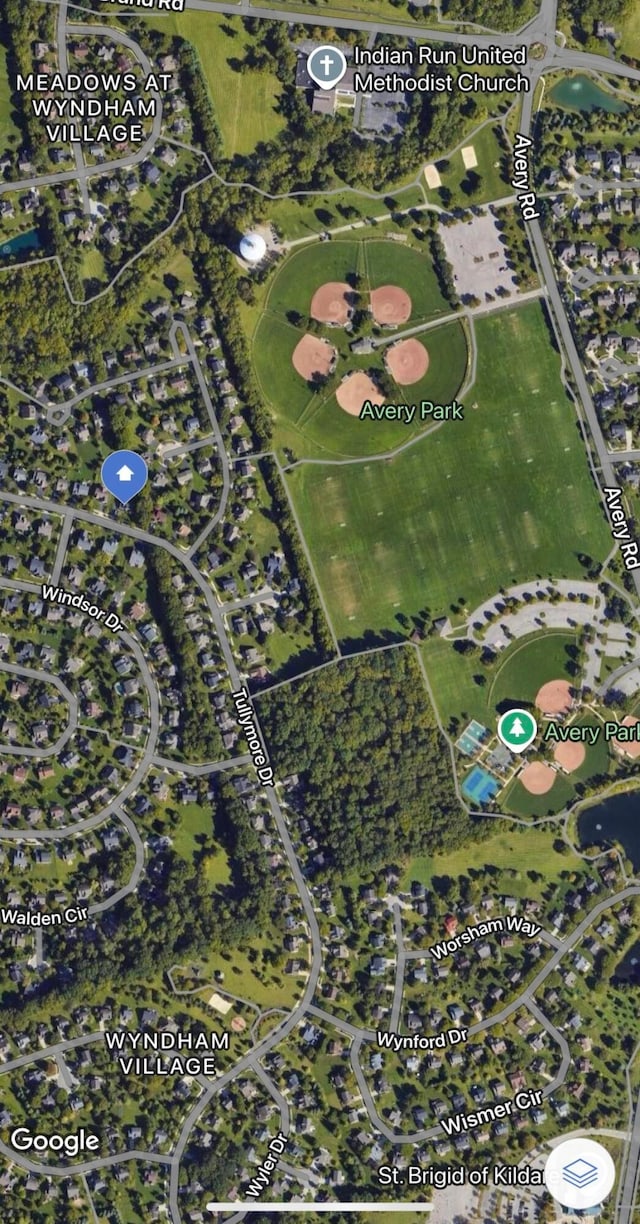 7672 Tullymore Dr, Dublin, OH 43016 - map of property location