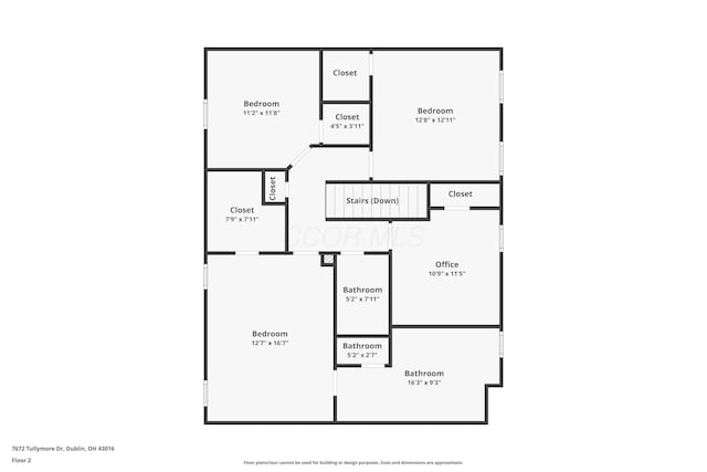 7672 Tullymore Dr, Dublin, OH 43016 - view of home floor plan
