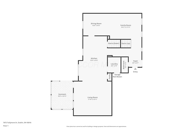 7672 Tullymore Dr, Dublin, OH 43016 - view of home floor plan
