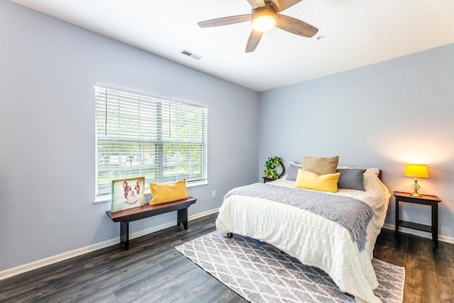 6028 Inishmore Ln, Dublin, OH 43017 - bedroom with wood finished floors and ceiling fan