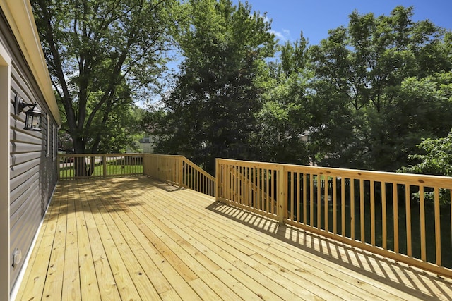 3751 Dolomite Dr, Columbus, OH 43230 - view of wooden deck