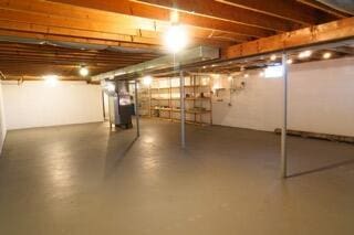 11280 US Highway 23, Lockbourne, OH 43137 - unfinished basement with heating unit