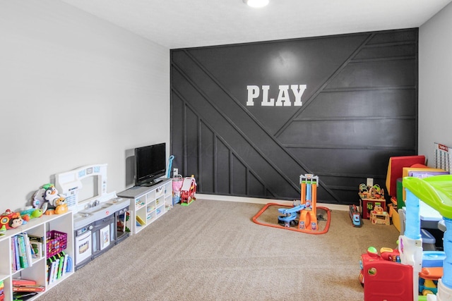 9146 Pennington Way, Blacklick, OH 43004 - playroom featuring carpet floors and a decorative wall